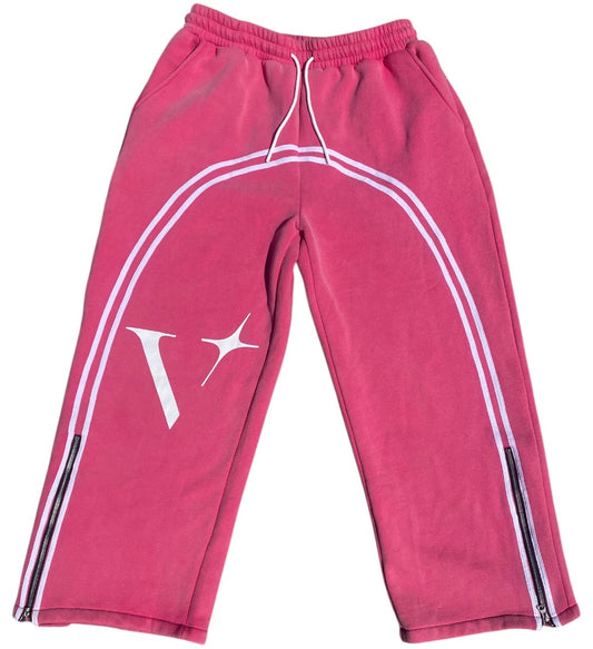 OVERSIZED PINK "V-STAR" SWEATS