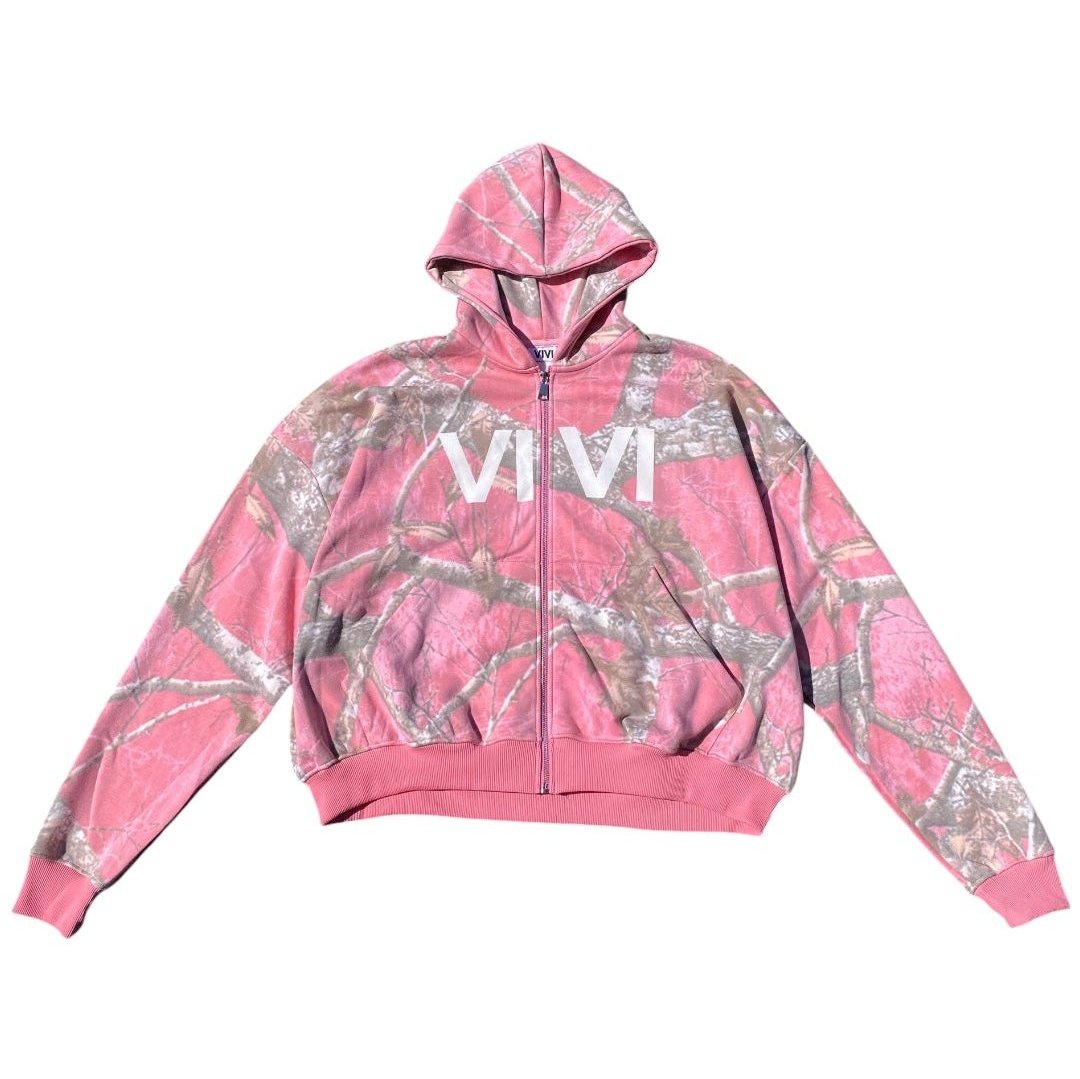 PINK HUNTER ZIP-UP